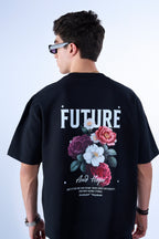 Black Flower Tee