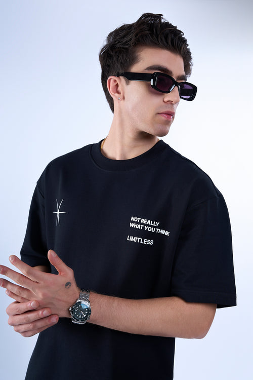 Black Flower Tee