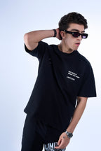 Black Flower Tee