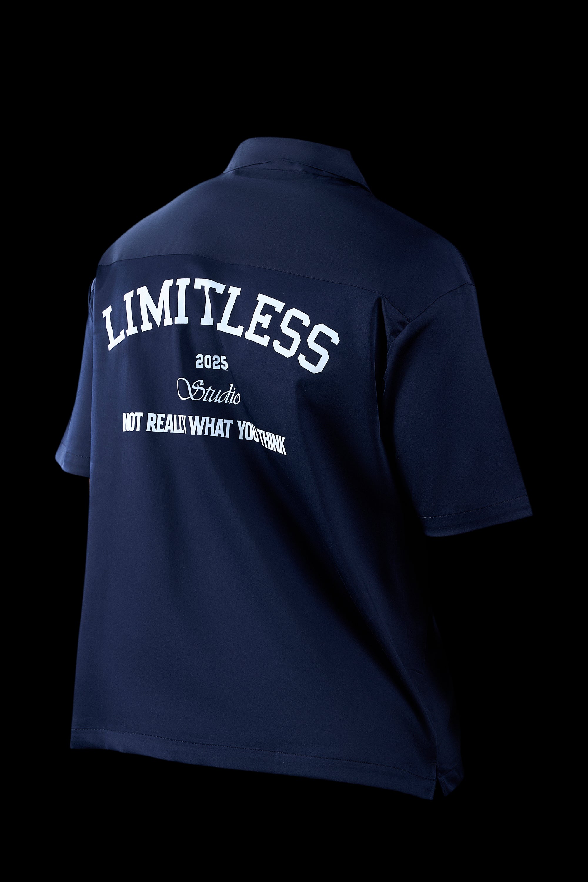 Bowling Shirt (Navy Blue)
