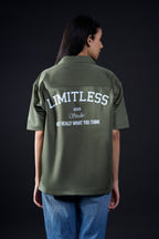 Bowling shirt ( Olive Green )