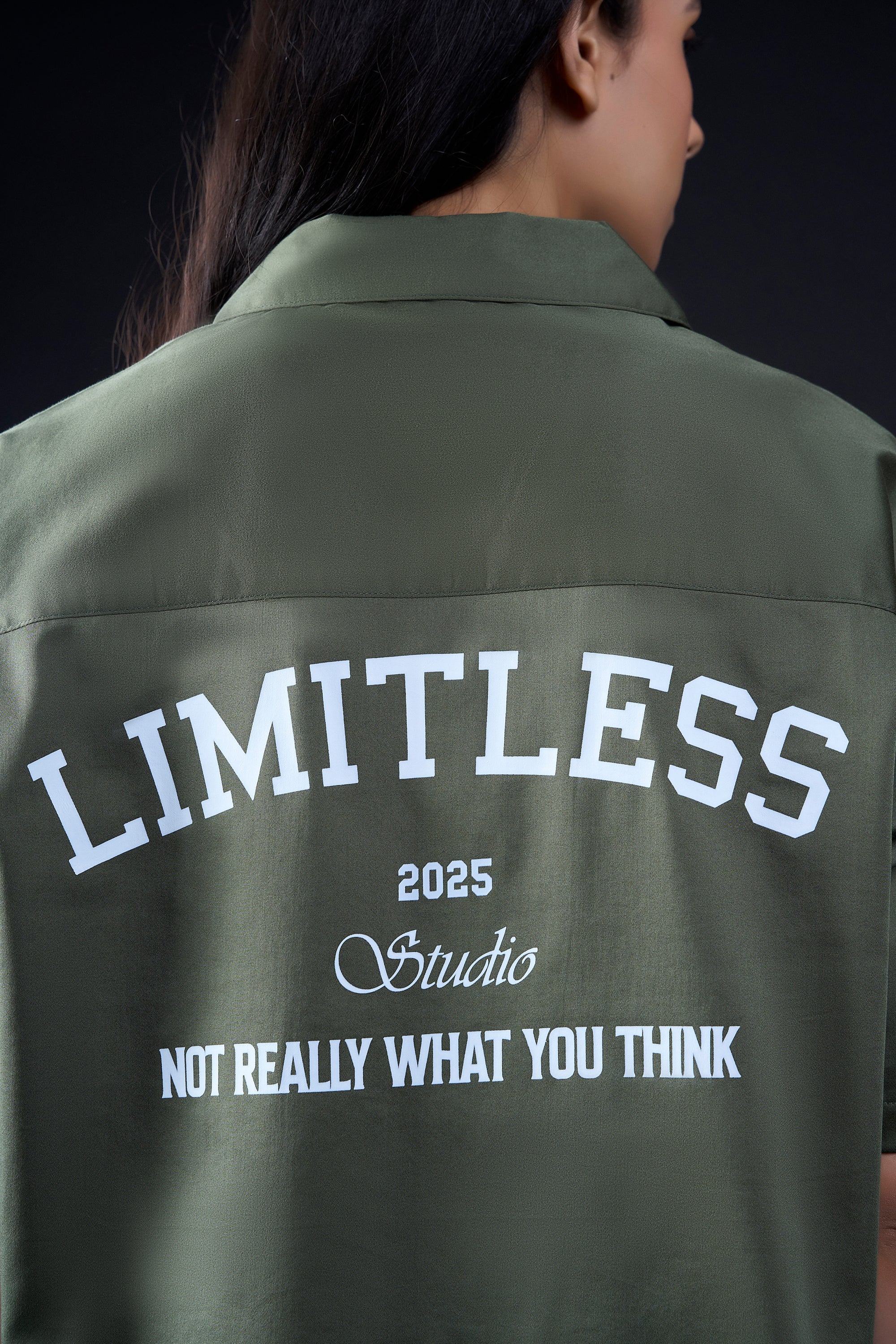 Bowling shirt ( Olive Green )