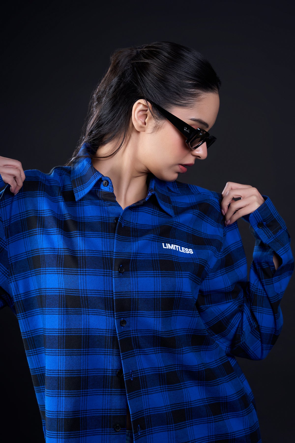 Flannel Shirt ( Blue )