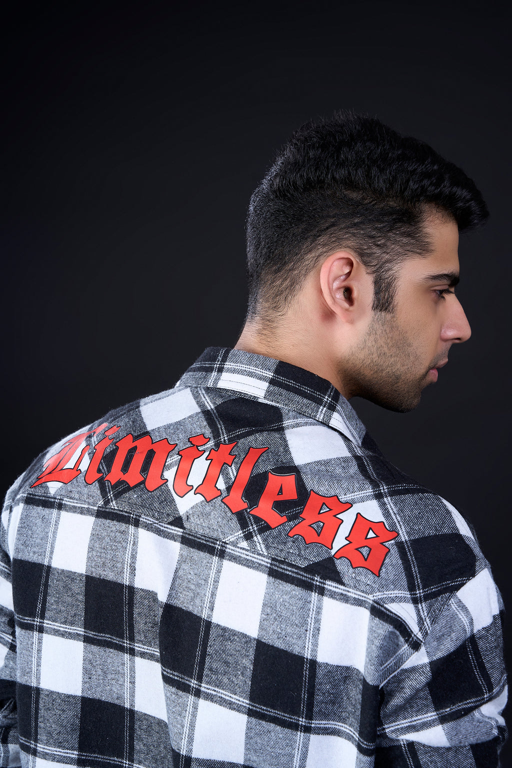 Flannel Shirt (B/W)