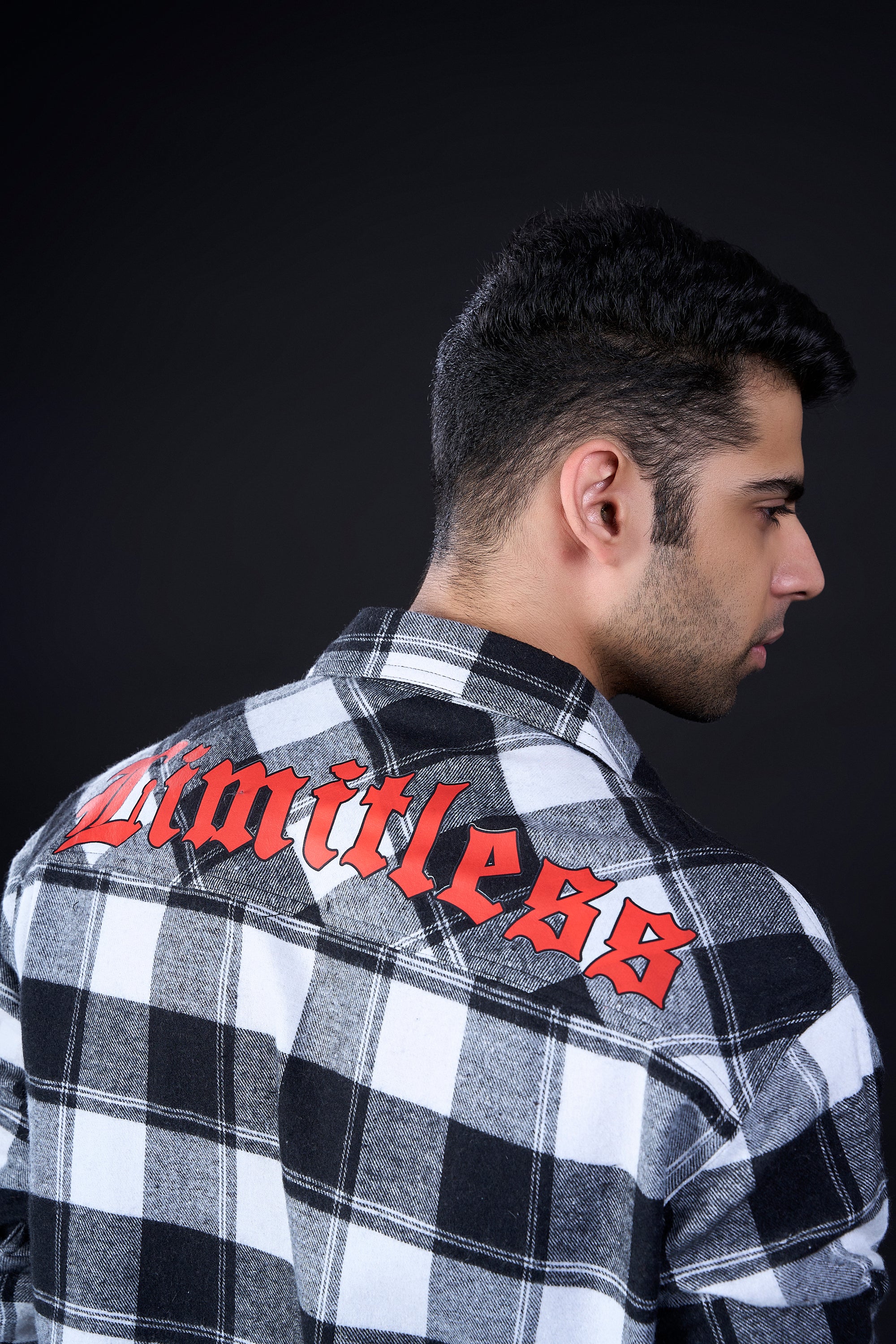Flannel Shirt (B/W)